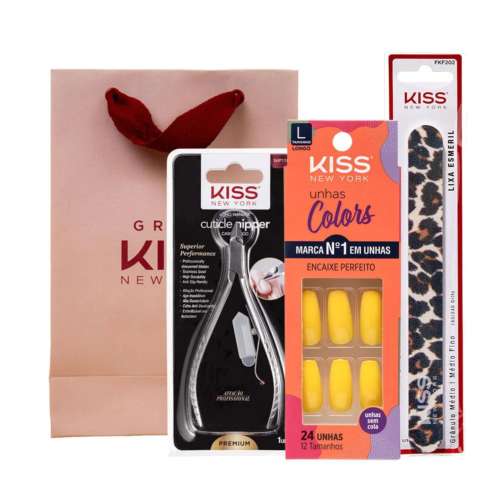 Kit Wild Yellow Nails - Kiss New York