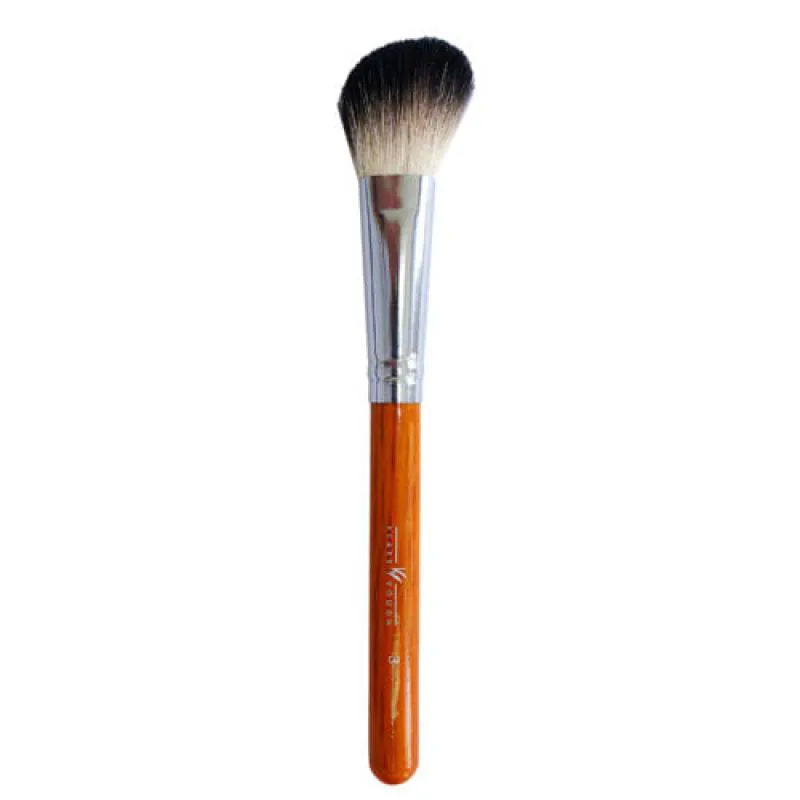 Pincel Chanfrado para Blush e Contorno Brown 3 Facial Klass Vough - Pincel Profissional Chanfrado para Blush 1 UN