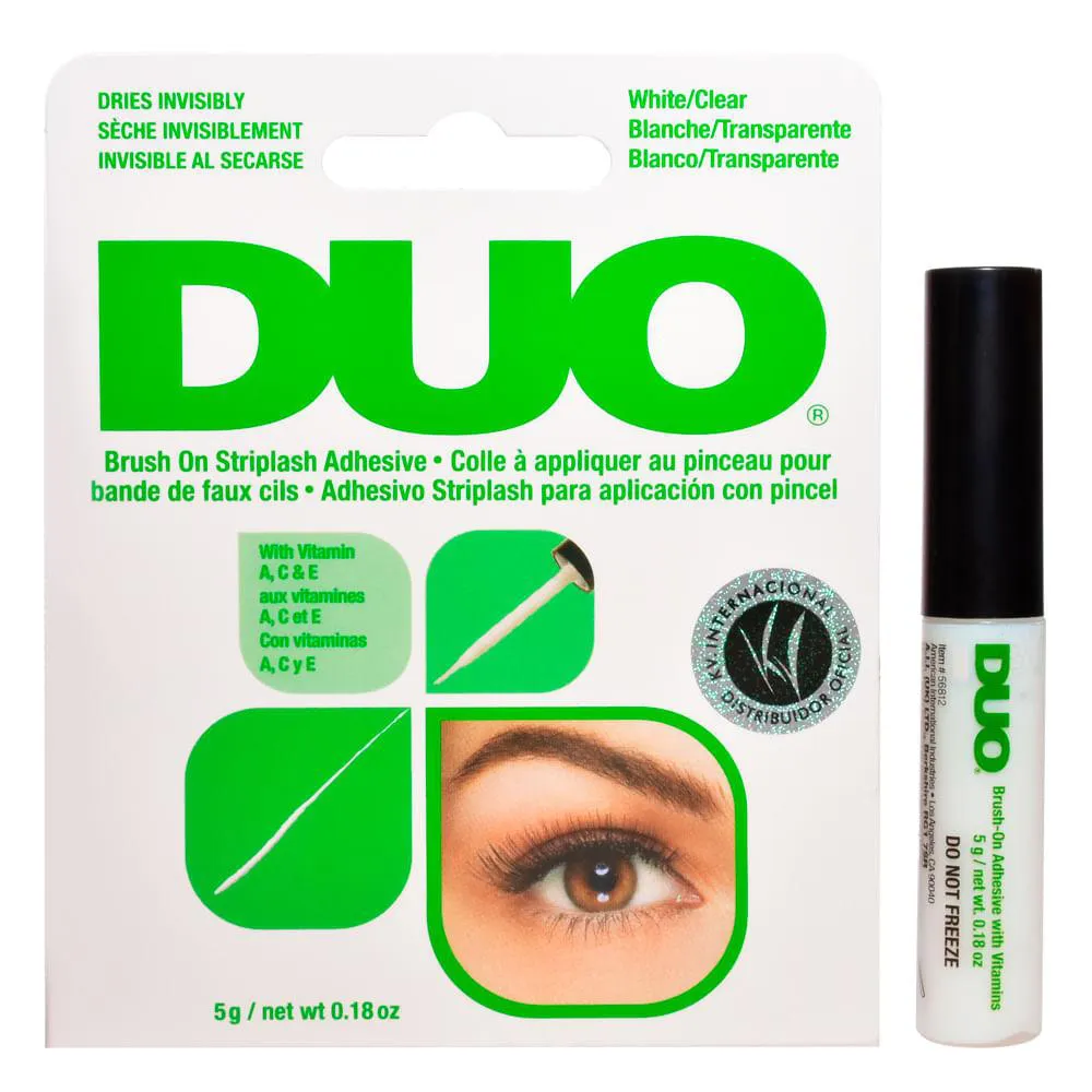 Cola para Cílios Klass Vough - Duo Transparente com Pincel 1 UN