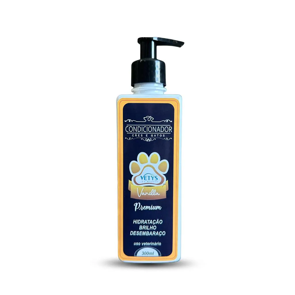 Condicionador Premium Vanilla Cães e Gatos 300Ml