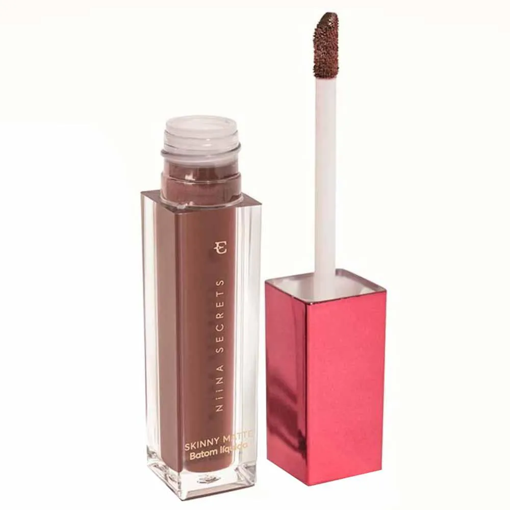 Batom Líquido Niina Secrets Skinny Matte 5Ml Rosa Lótus