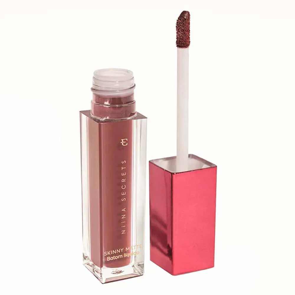 Batom Líquido Niina Secrets Skinny Matte 5Ml Malva Camélia