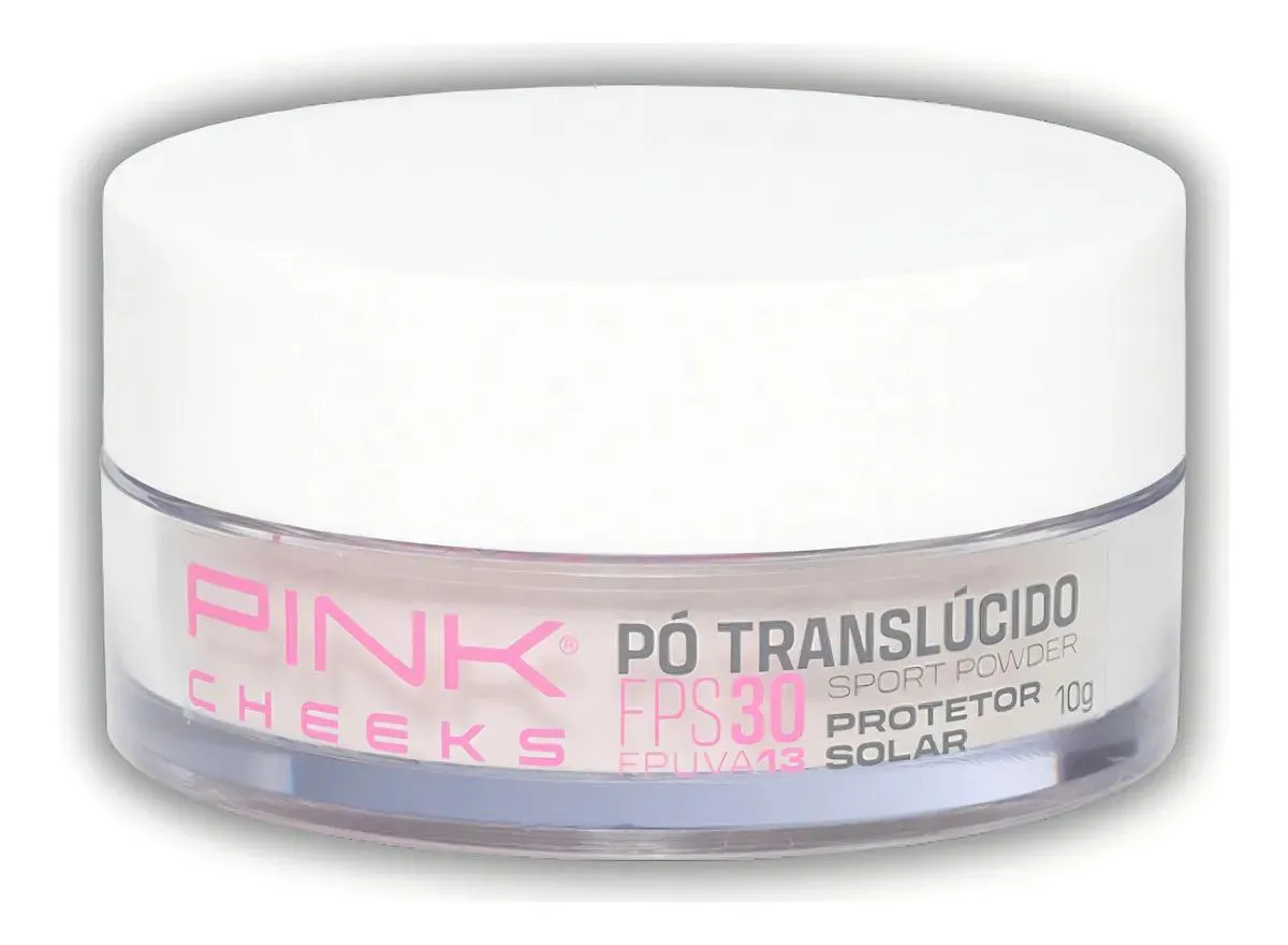 Pó Translúcido Sport Powder com Protetor Solar Pink Cheeks 10G