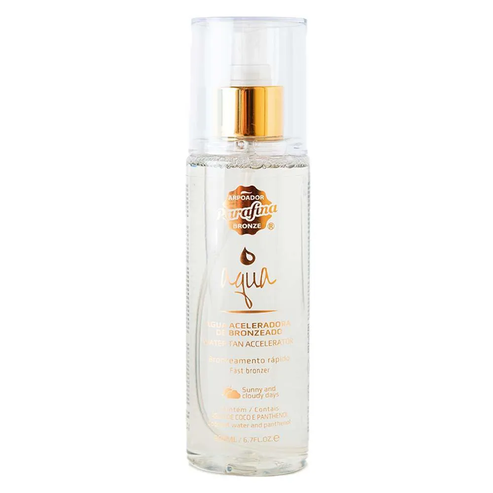 Água Aceleradora de Bronzeado Parafina Bronze Aqua 200ml