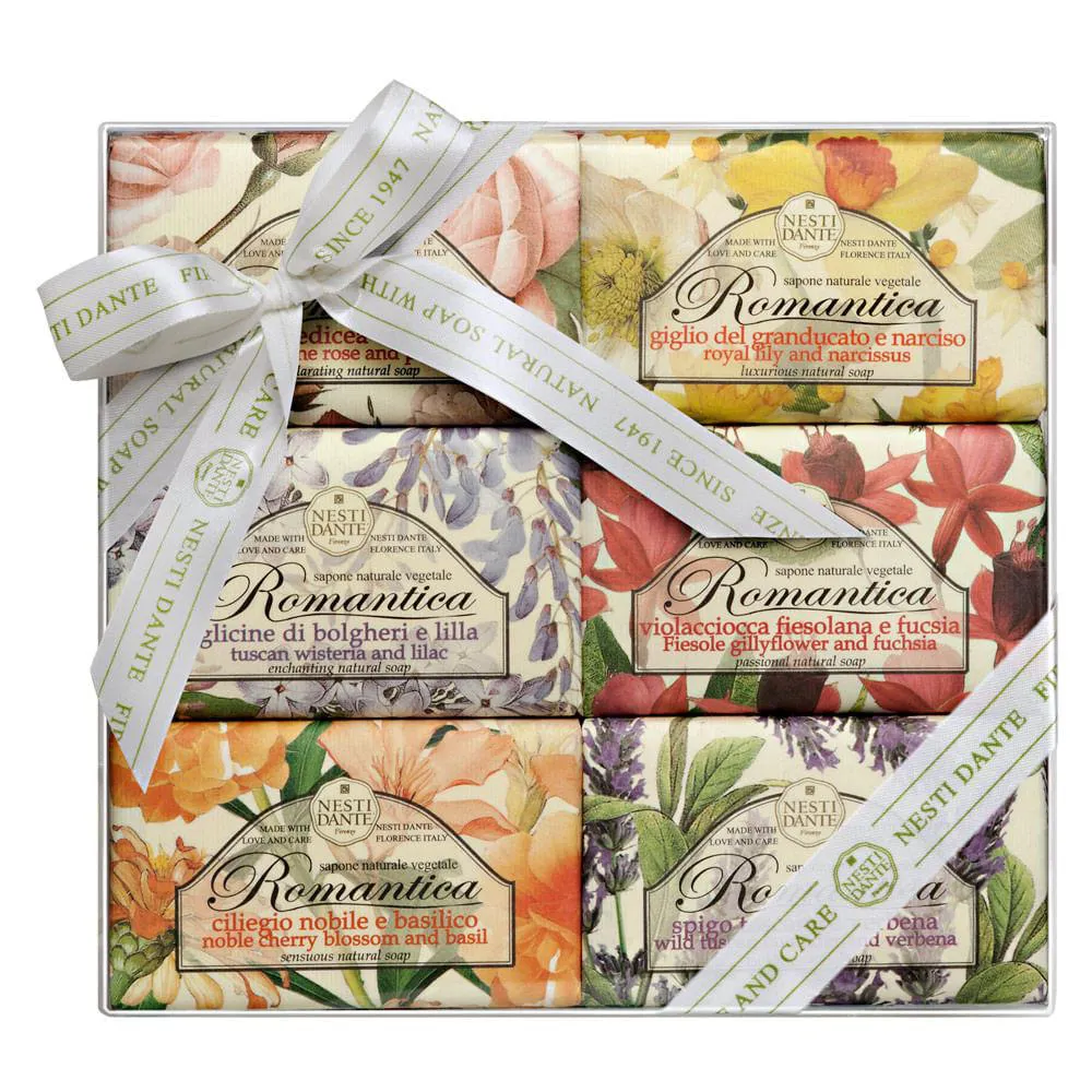 Kit Romântica Nesti Dante - Sabonete em Barra 6X 150g