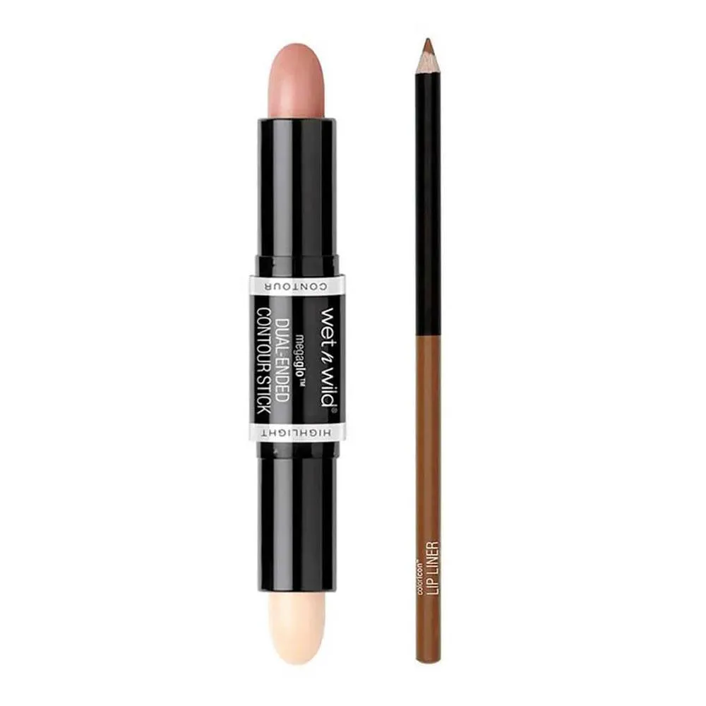 Wet N Wild Kit - Lápis Delineador Labial + Bastão de Contorno