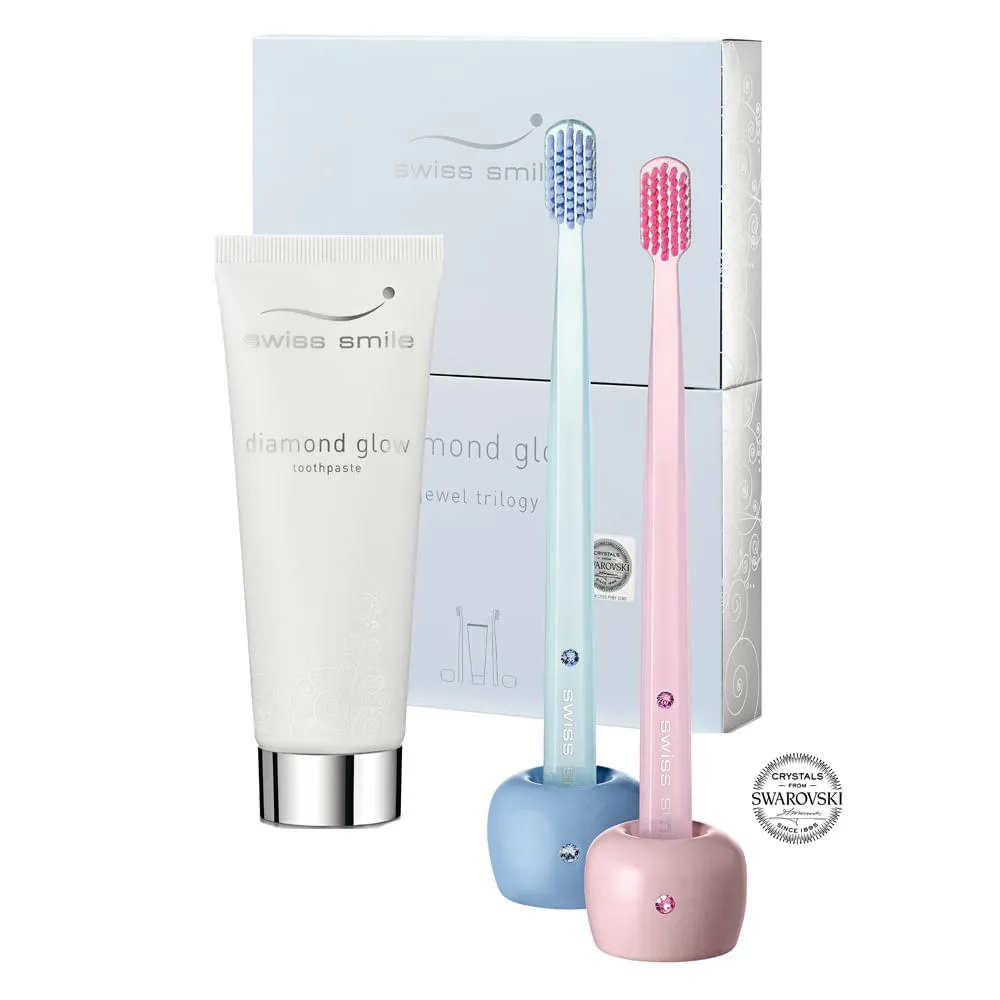 Swiss Smile Gold Kit - Creme Dental + Escovas + Suporte