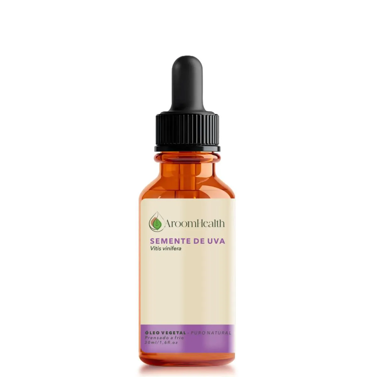 Óleo Vegetal Puro Natural de Semente de Uva 30ml