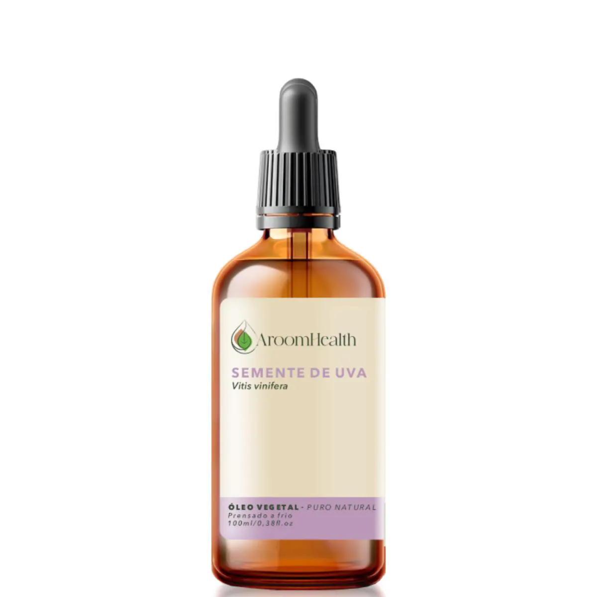 Óleo Vegetal Puro Natural de Semente de Uva 100ml