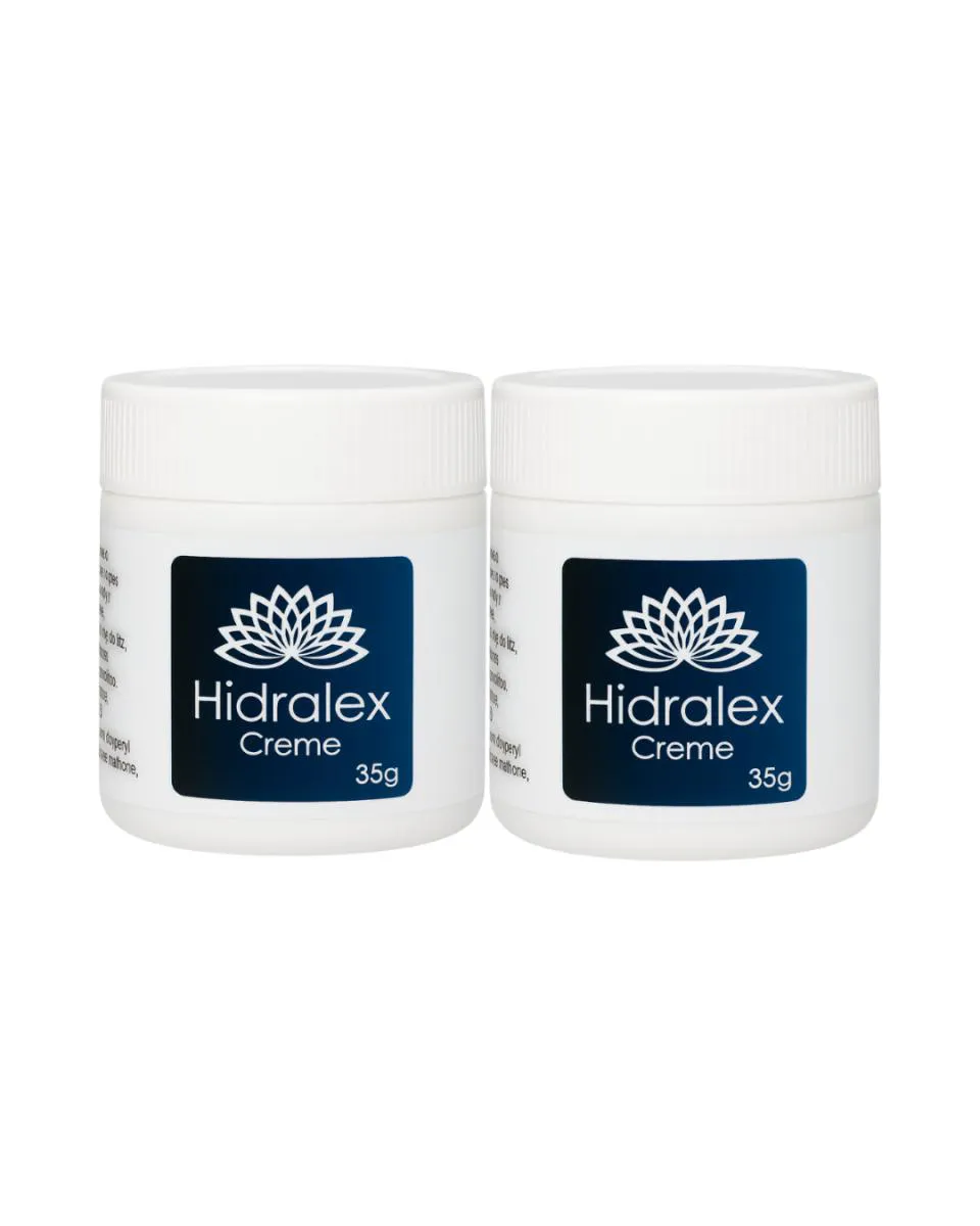 Kit 02 Unidades Hidralex Creme 35G - Hidralex