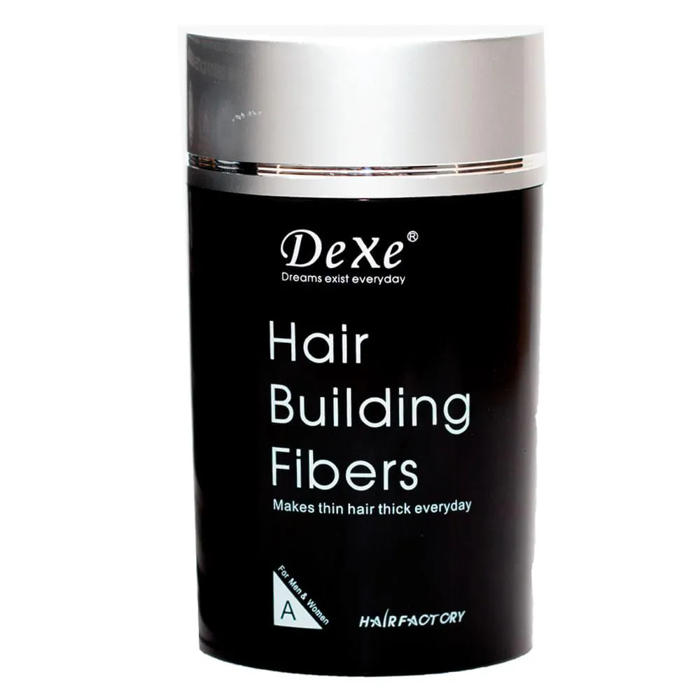 Dexe Fibers Disfarce para Calvície Castanho Médio
