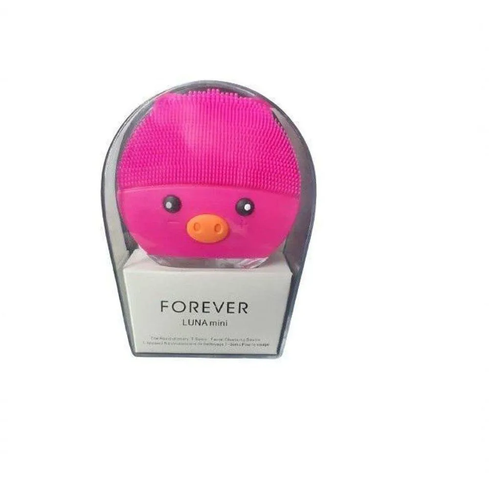 Escova Esponja de Limpeza Facial Elétrica com Orelhinhas