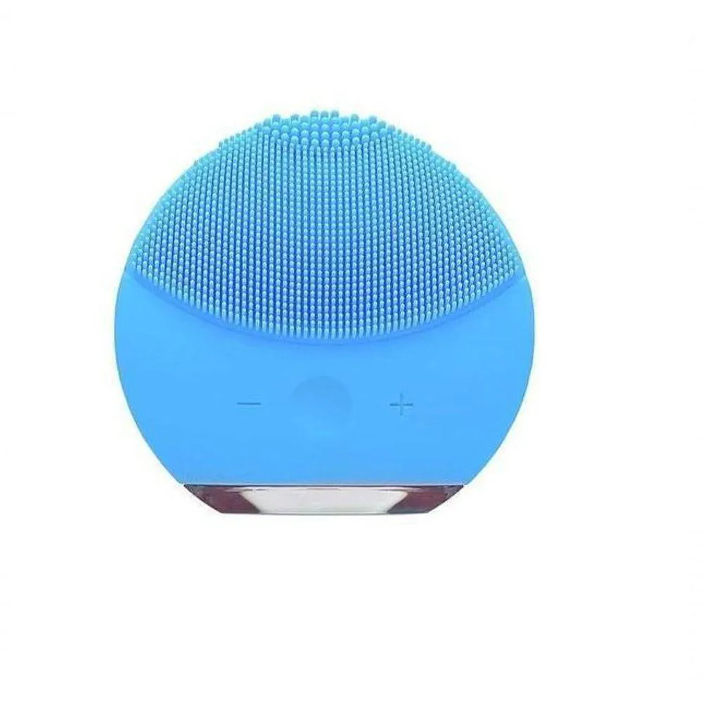 Esponja Elétrica de Limpeza e Massagem Facial Azul
