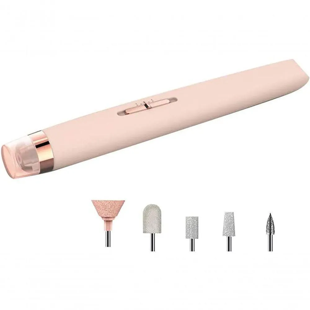 Lixa de Unha Eletrica Profissional Usb Multiuso Polidor Removedor Cuticulas Pe Mao Recarregavel Usb