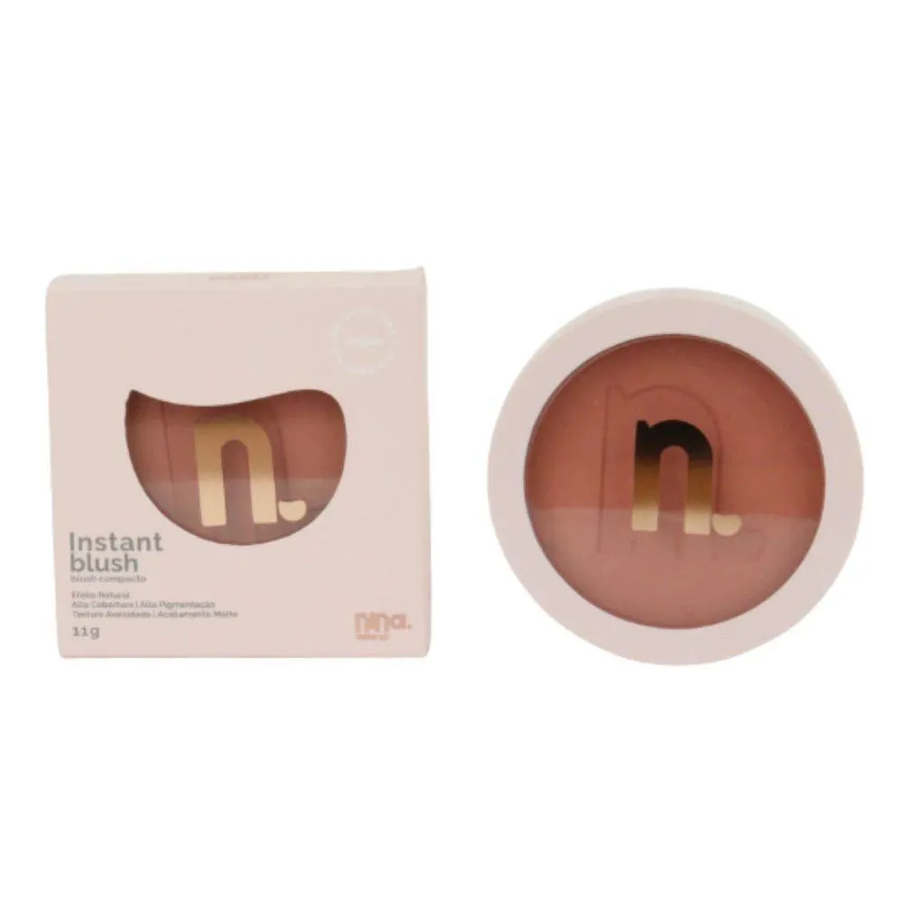 Nina Makeup Blush Instant 11G Cor Terracota