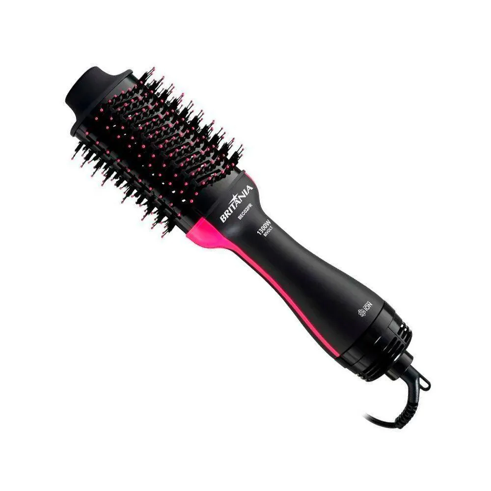 Escova Secadora Britânia Bec02Pr 1300W Preta Bivolt