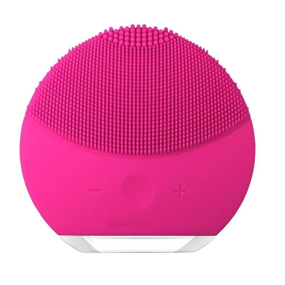Esponja Elétrica Massageadora Limpeza Facial Pink