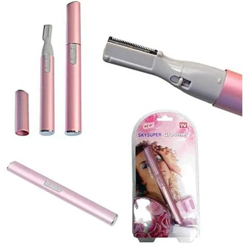 Fácil Depilador de Pelos Faciais Profissional Íntimo Caneta Rosa