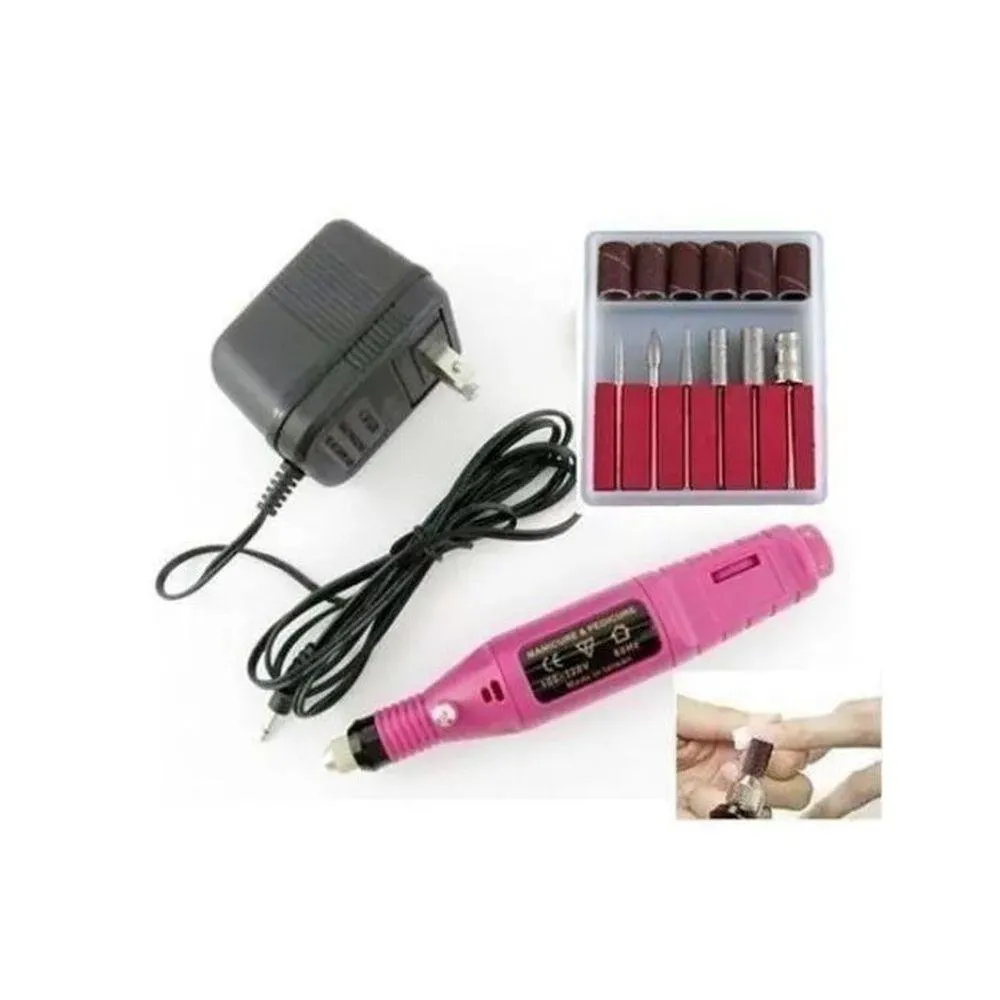 Lixa Elétrica para Manicure Alongamento de Unhas Designer