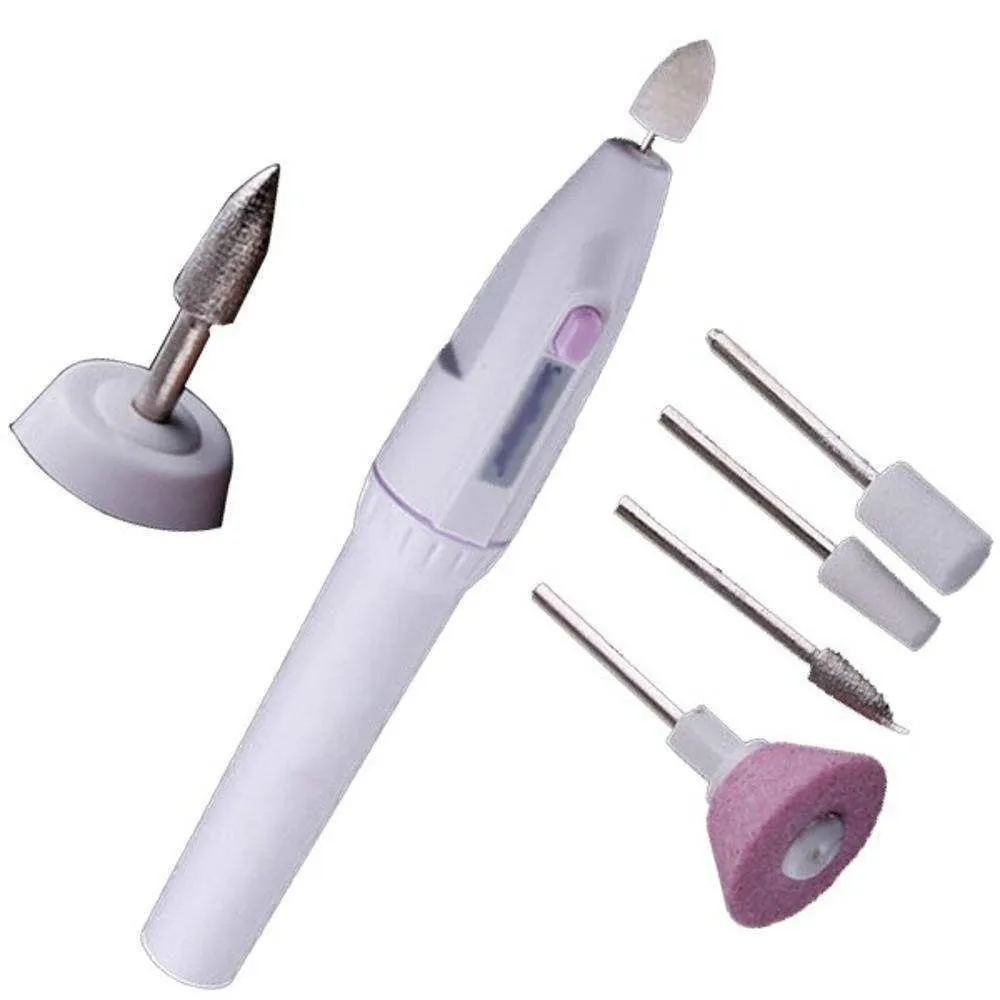 Lixa Unhas Elétrica Multi  Mão e Pé Pilhas