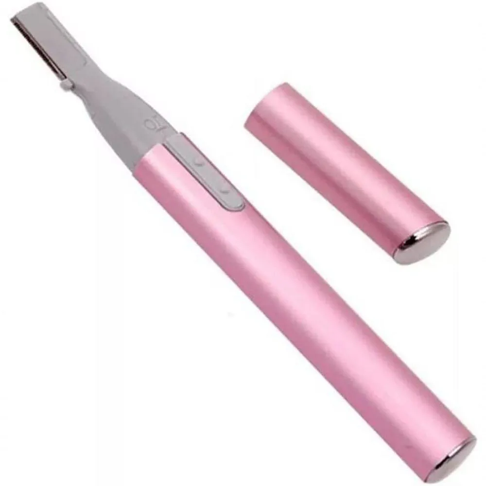 Máquina de Corte 1 Set Elétrica Depilador Mulheres Homens Portátil Caneta Rosa