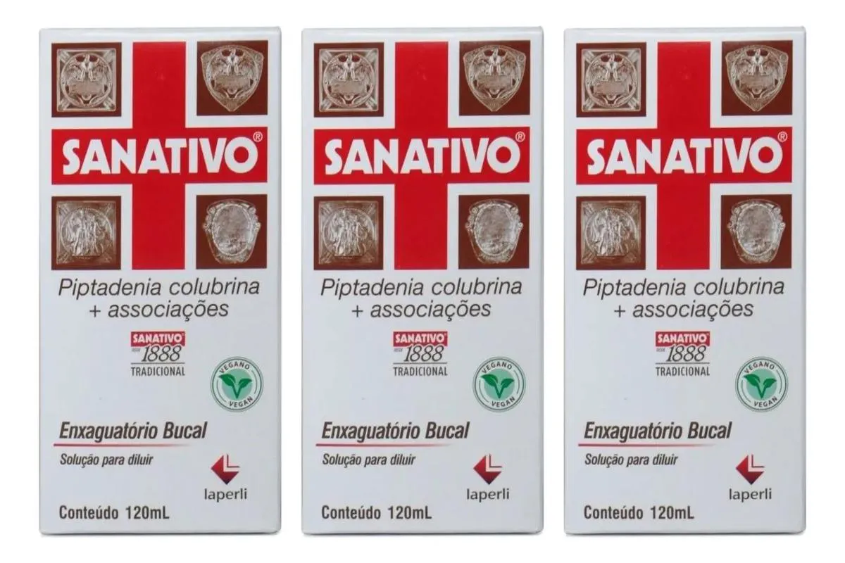 Kit 3 Sanativo Tradicional 120 Ml