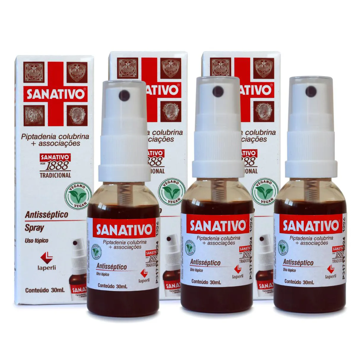 Kit 3 Und Sanativo Tradicional 30 Ml Spray