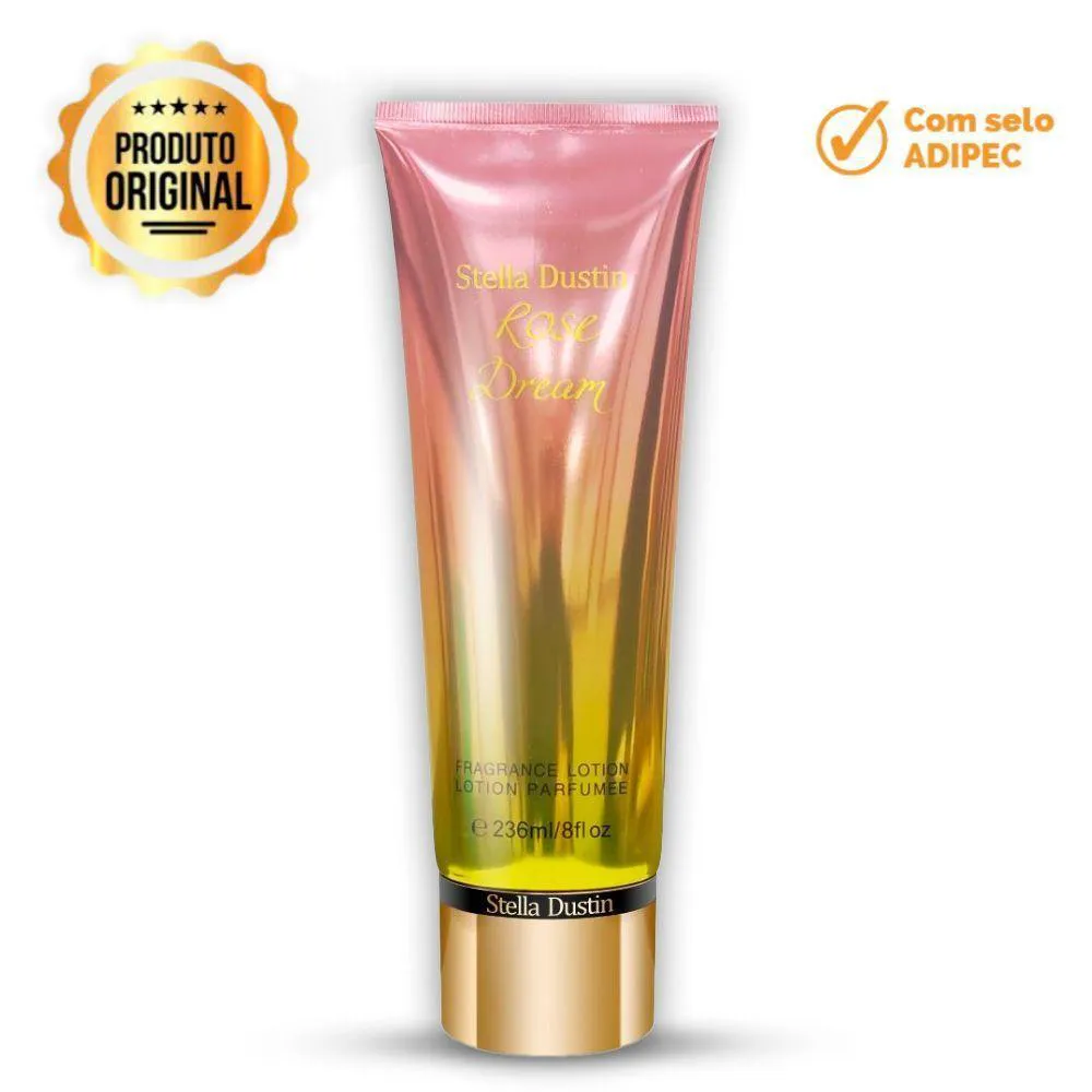 Creme Rose Dream Lotion Parfumee Stella Dustin 236Ml