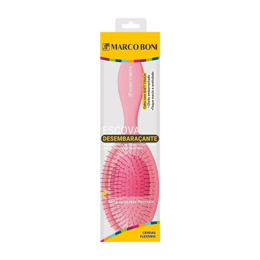 Mb 8058 Escova Desembaraçante Oval Cerdas Íveis