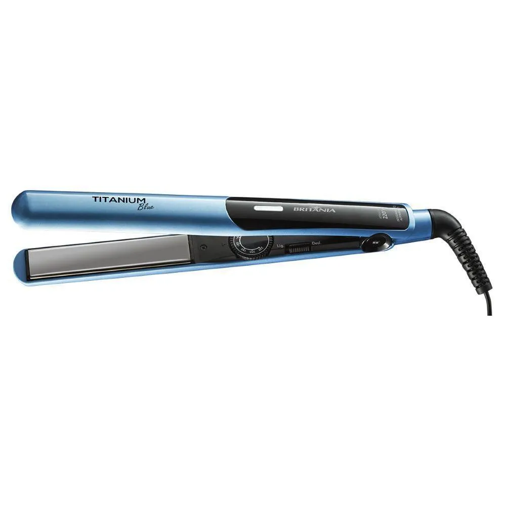Prancha Titanium Blue Britânia Bivolt
