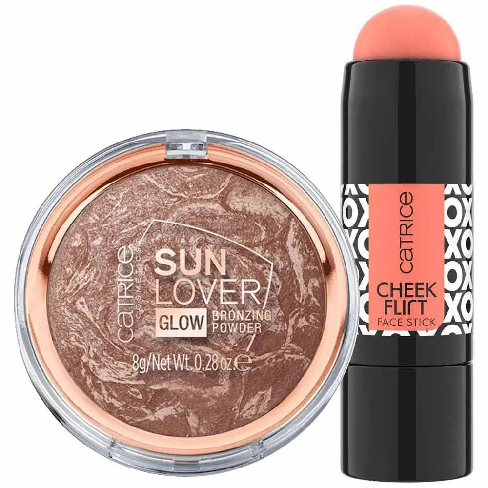 Catrice - Pó Bronzeador + Blush em Bastão Kit Presenteável