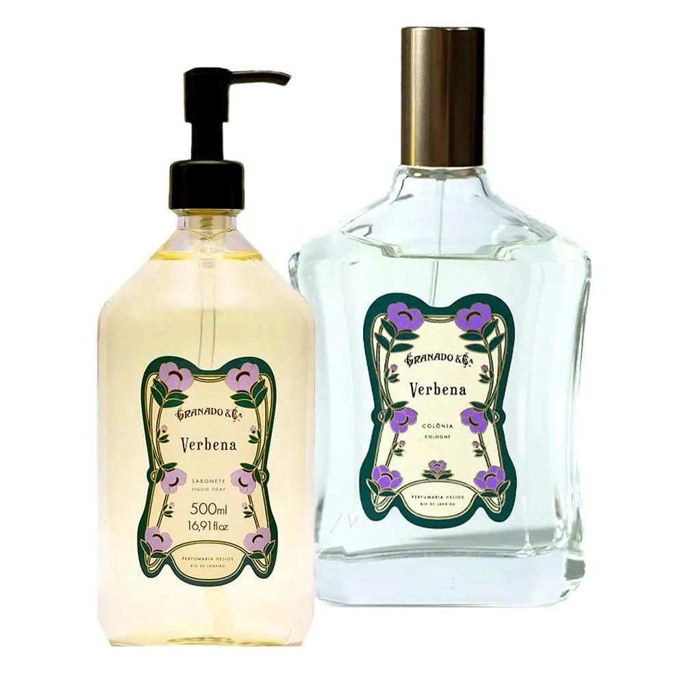 Granado Verbena Kit – Colônia Unissex + Sabonete Líquido Kit Presenteável