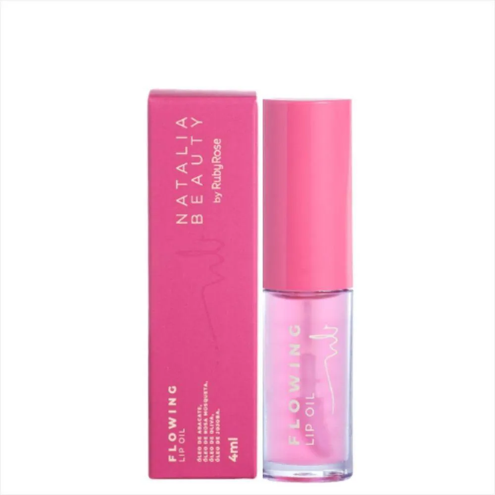 Ruby Rose Lip Oil Flowing By Natalia Beauty Hbl6509 4Ml