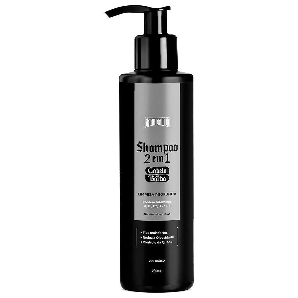 Shampoo 2 em 1 Cabelo e Barba Bth 280Ml