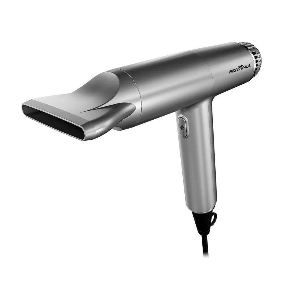Secador de Cabelos Britânia Bsc3400 1600W Cinza - 220V