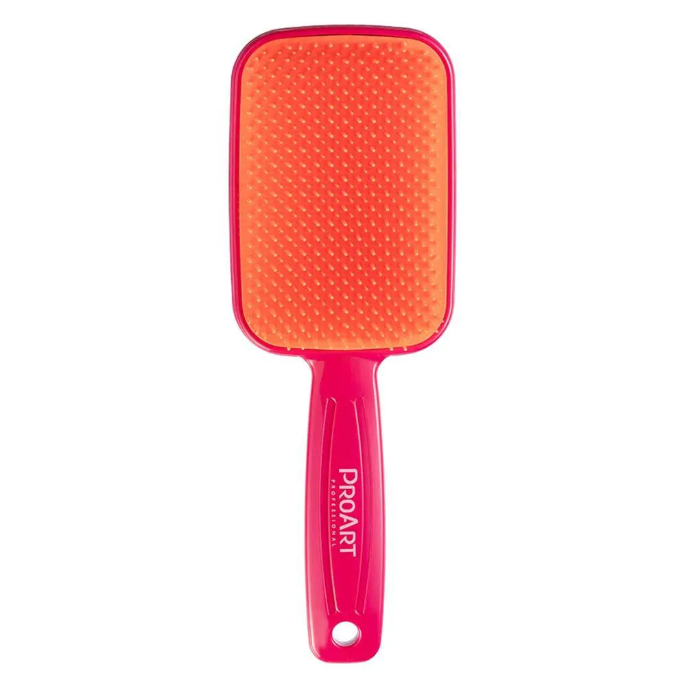 Escova de Cabelo Desembaraçante Proart Rosa e Laranja 1 UN