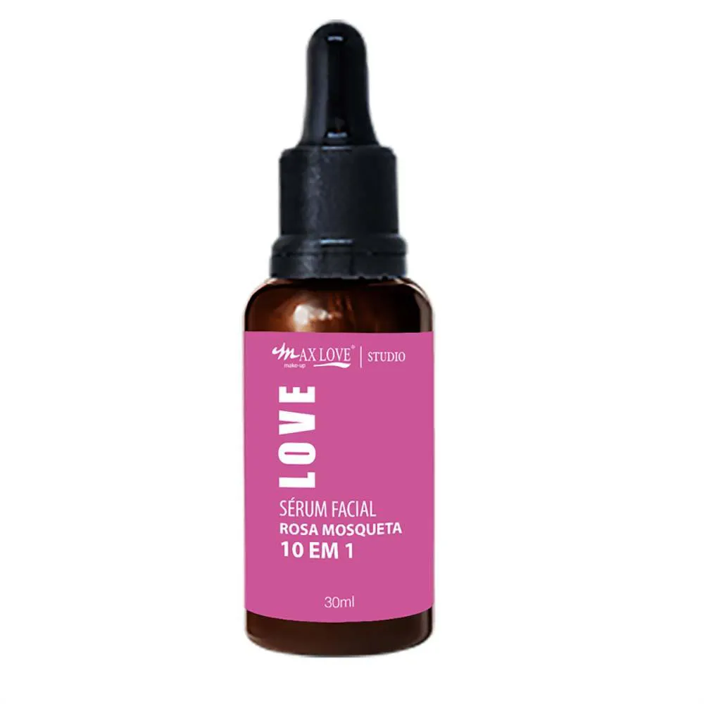 Sérum Facial Max Love Rosa Mosqueta 10 em 1 30ml