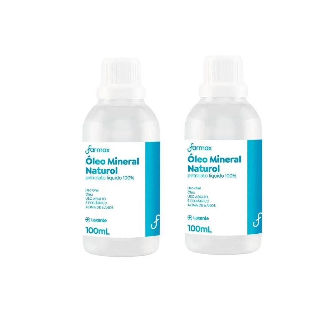 Oleo Farmax 100Ml Mineral Naturol - Kit C/ 2Un