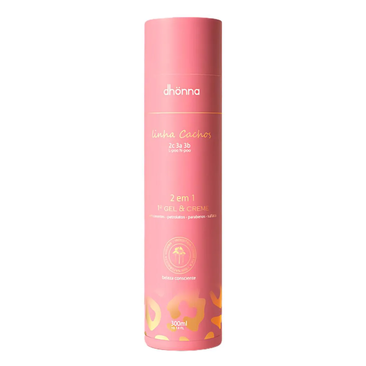 Gel e Creme Cachos 2 em 1 300Ml - Dhonna | Definição e Hidratação para Cachos Perfeitos
