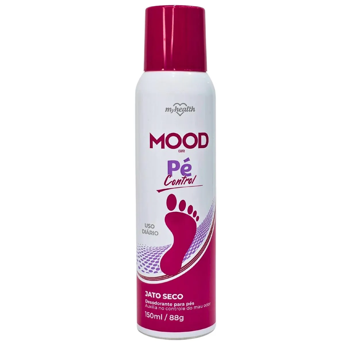 Desodorante para Pés Spray Control Rosa Mood Care My Health 150Ml / 88G