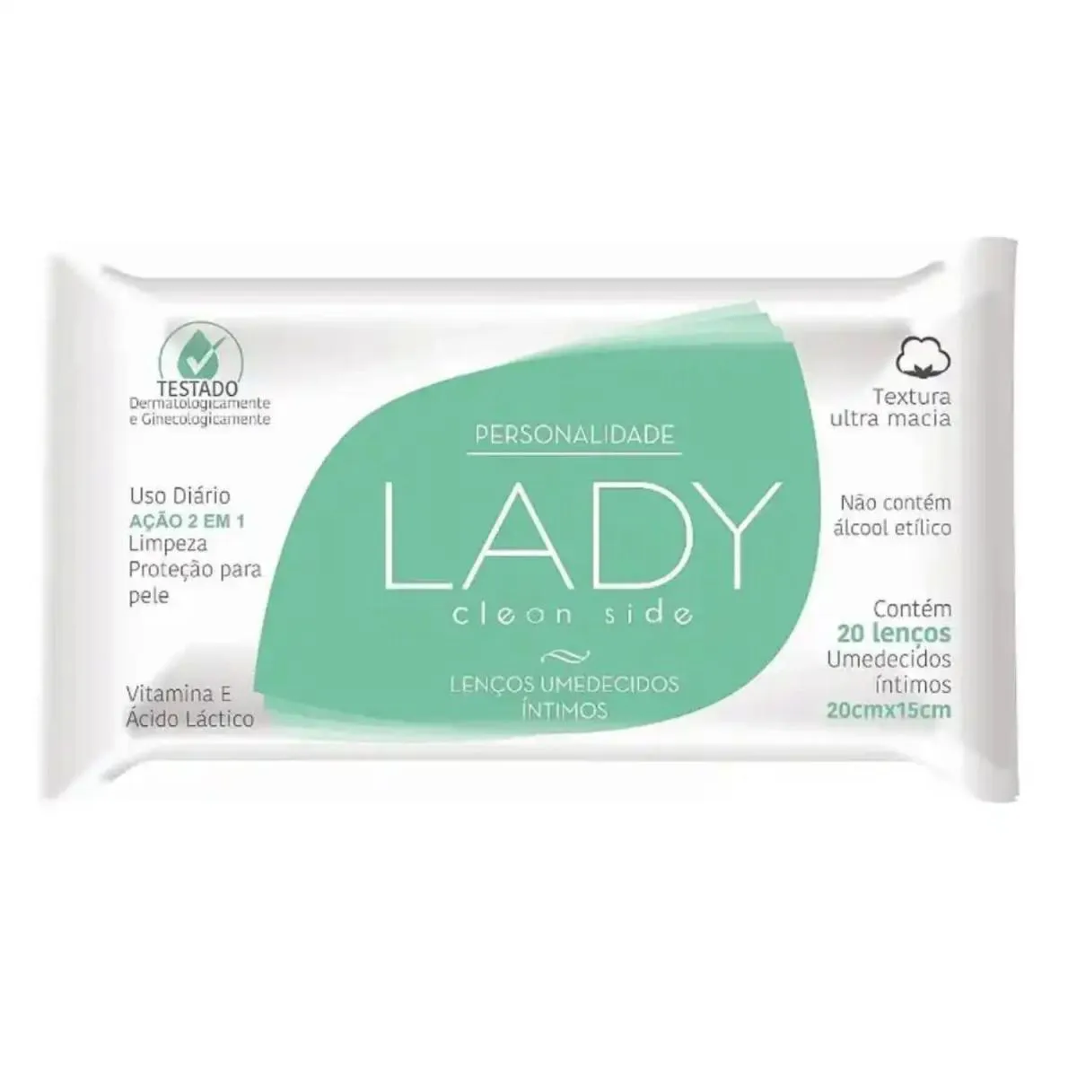Lenço Umedecido Íntimo Lady C/20 – Personalidade