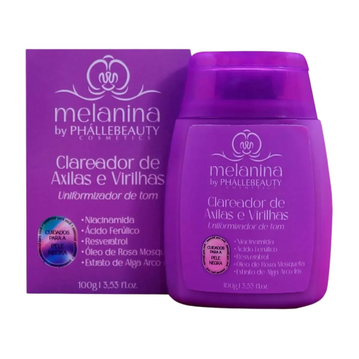 Clareador de Axilas e Virilhas Phalle Beauty 100Ml Melanina