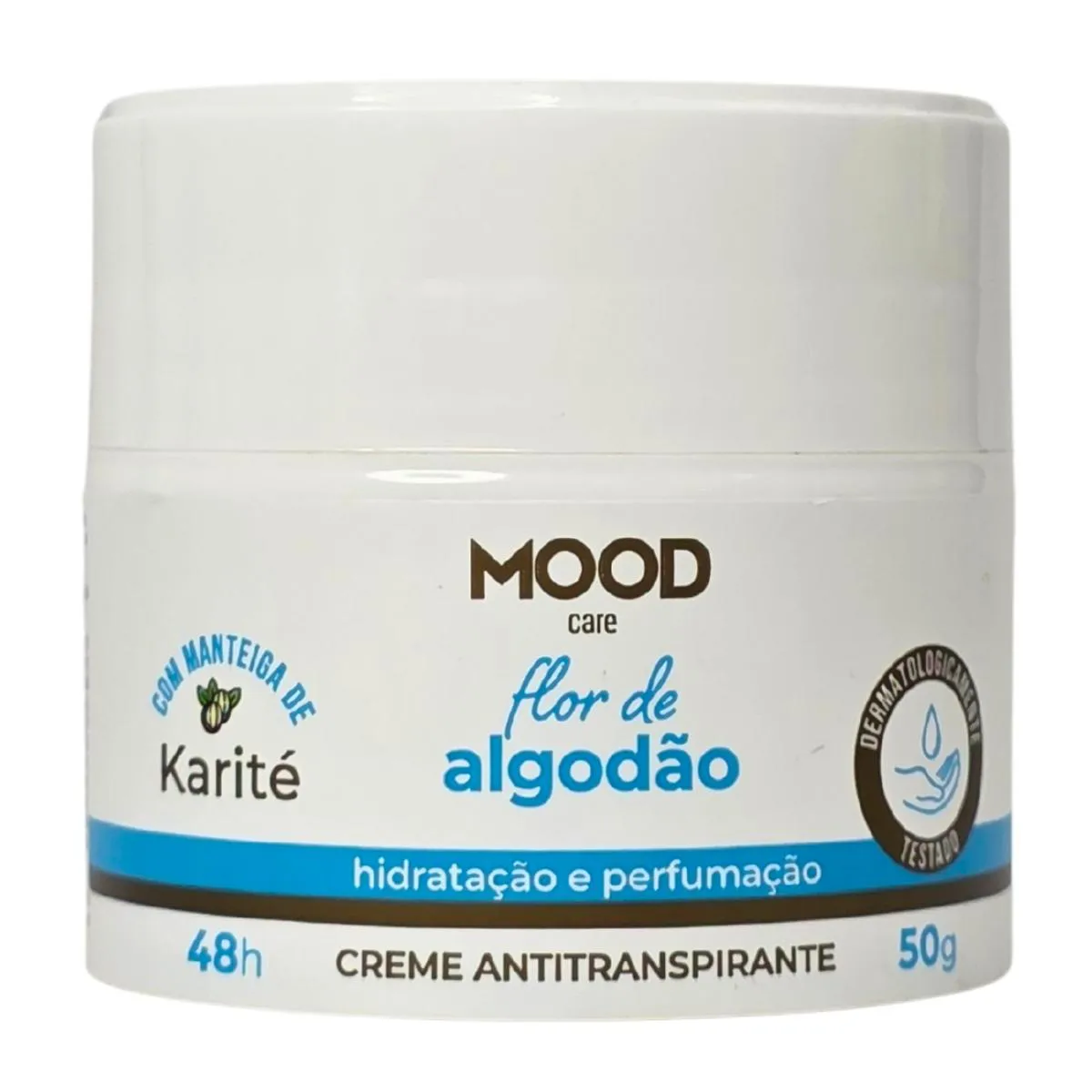 Desodorante Creme Antitranspirante Flor de Algodão Mood Care My Health 50G