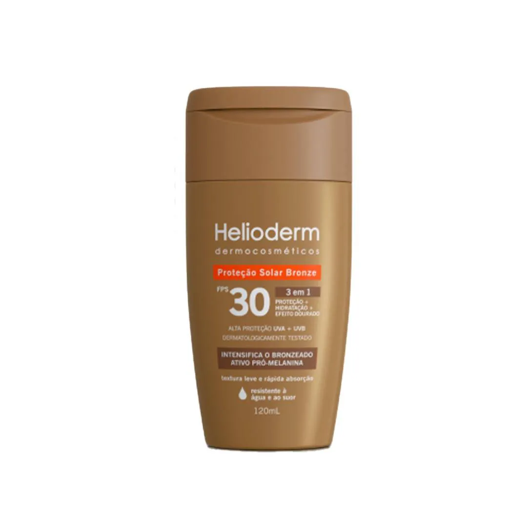 Protetor Helioderm Bronze Fps 30 - 120Ml - Kley Hertz