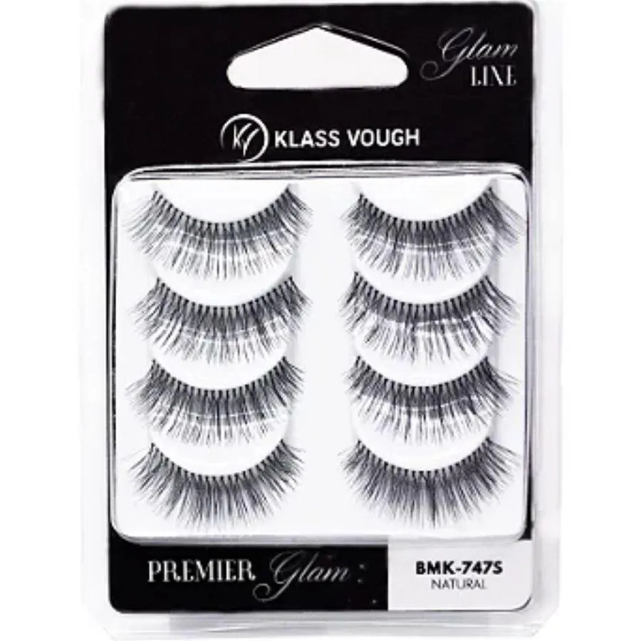 Cílios Postiços Premier Glam 4 Pares Bmk-747S - Klass Vough