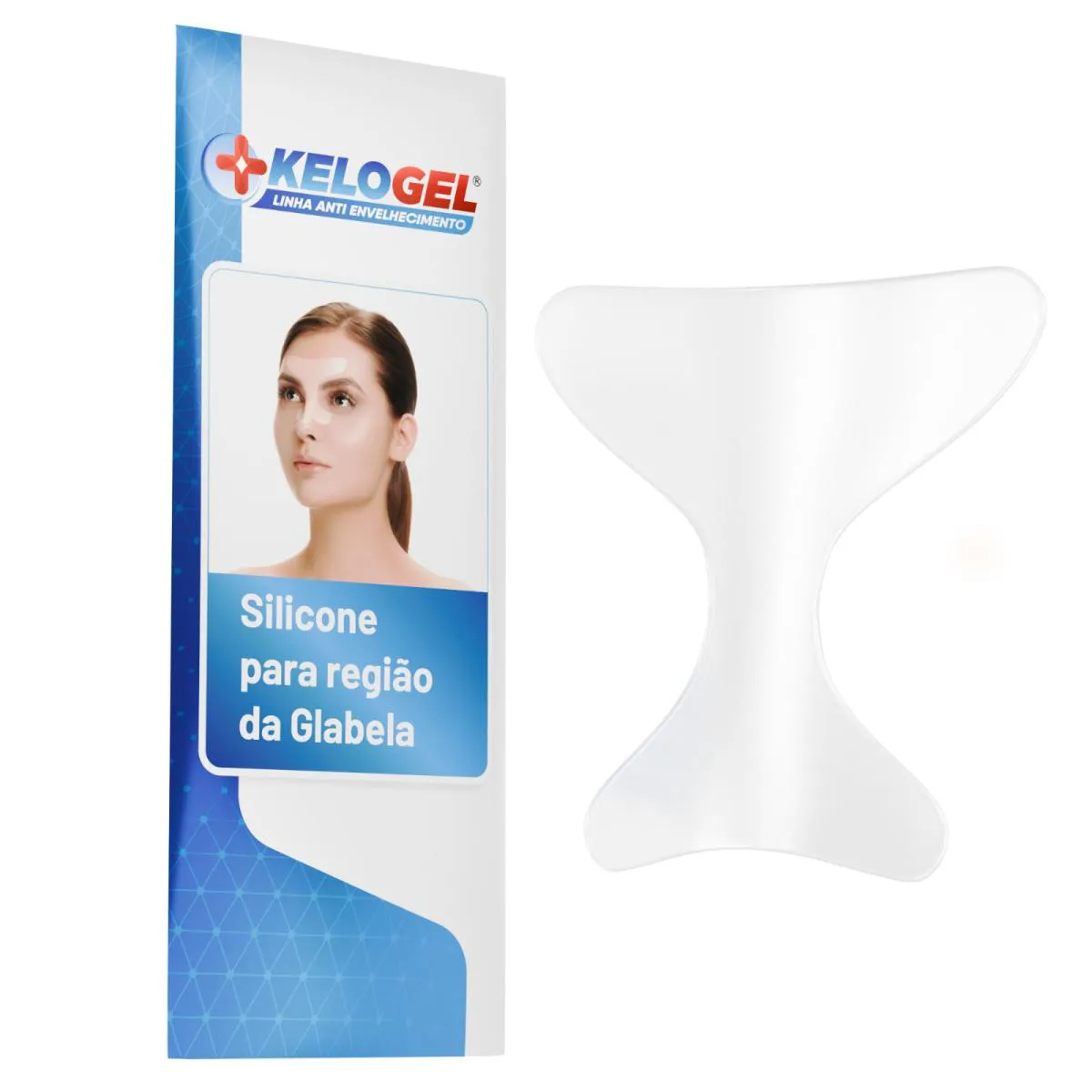 Adesivo Anti-Sinais Colo + Glabela + Testa + 4 Olhos Kelogel