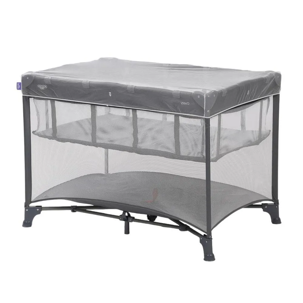 Berço Portátil Cozzy Cinza Lápis - Cosco Kids