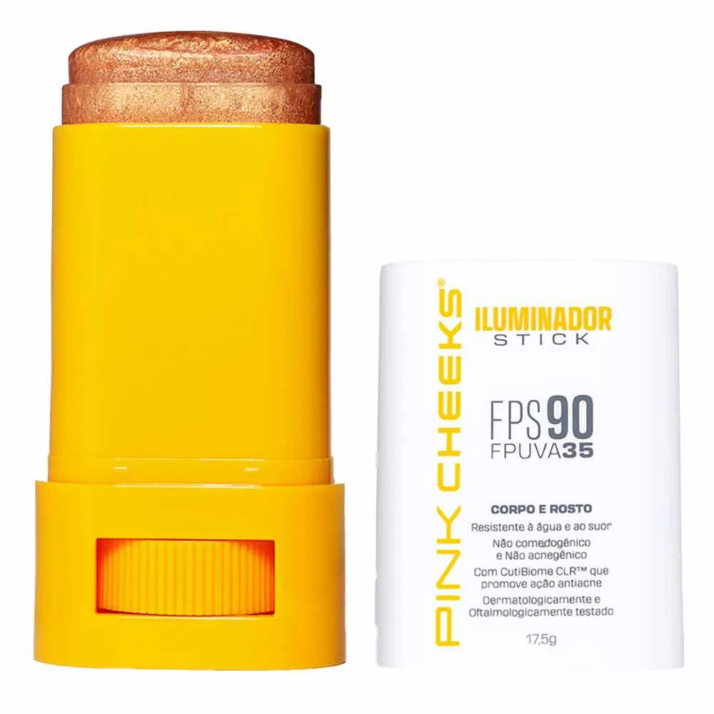 Iluminador Multifuncional Pink Cheeks Fps90 Fpuva35 17.5G Gold