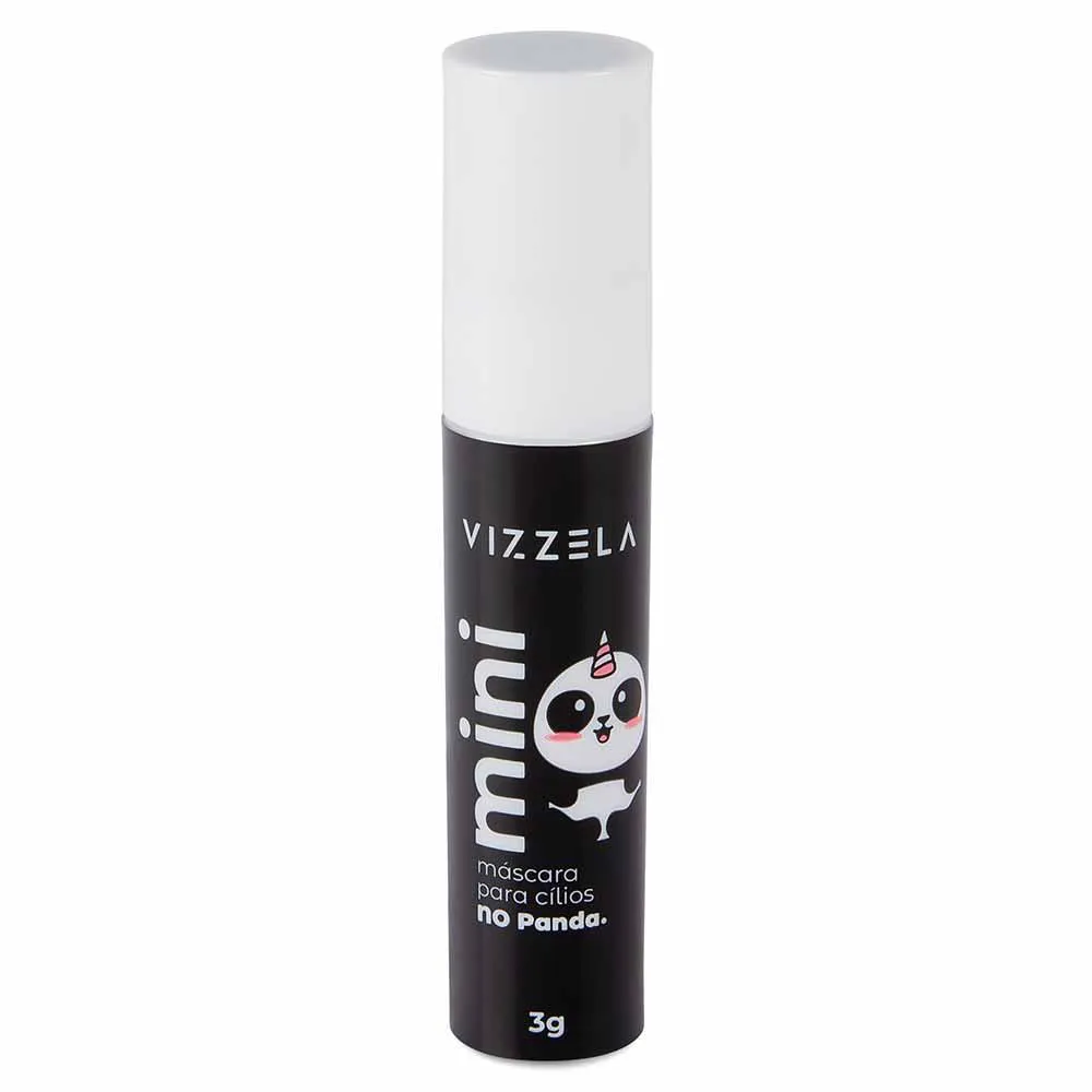 Mini Máscara para Cílios Vizzela no Panda 3G Preta