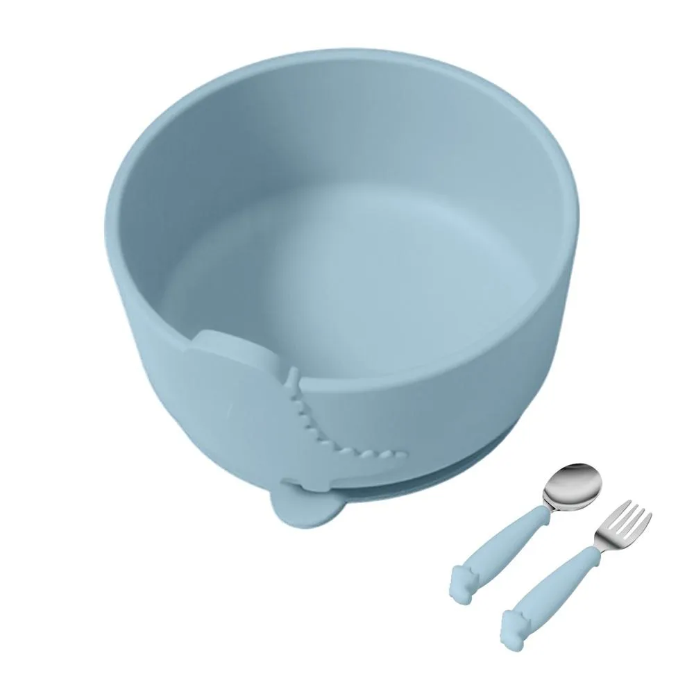 Life Silicone Dinosaur Set - Azul Nt-27 - Azul